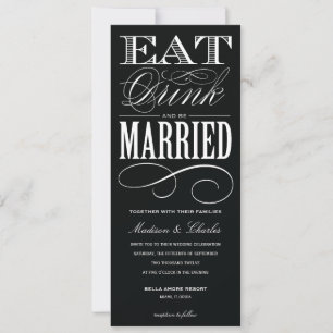 & BE MARRIED WEDDING INVITATION STYLE 2