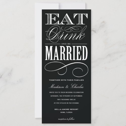 &amp; BE MARRIED | WEDDING INVITATION STYLE 2