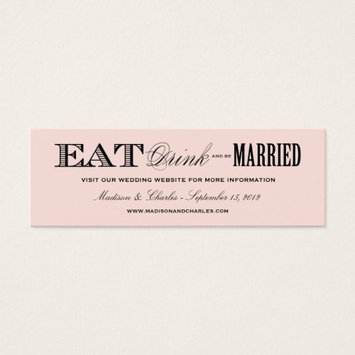 &amp; BE MARRIED | WEDDING WEBSITE CARDS BUSINESS CARD