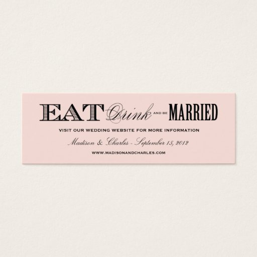 Customizable &amp; BE MARRIED | WEDDING WEBSITE CARDS BUSINESS CARD