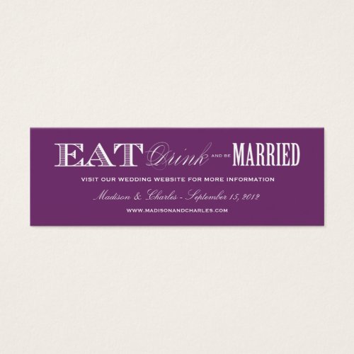 &amp; BE MARRIED | WEDDING WEBSITE CARDS BUSINESS CARD
