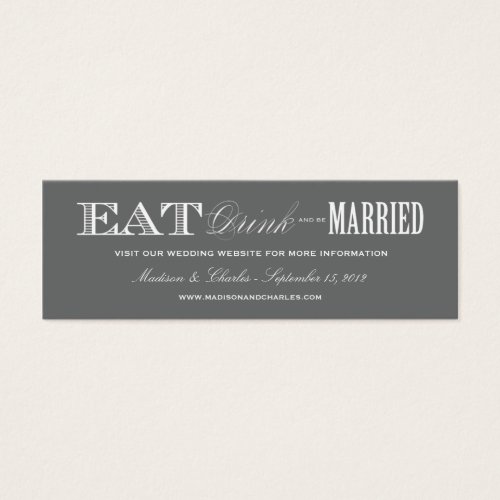 &amp; BE MARRIED | WEDDING WEBSITE CARDS BUSINESS CARD