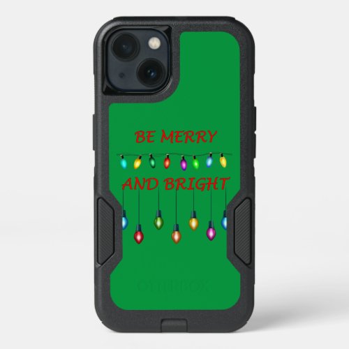 Be Merry and Bright Merry Christmas OtterBox Sams iPhone 13 Case