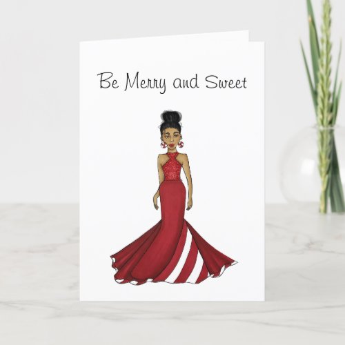 Be Merry and Sweet Peppermint  Holiday Card