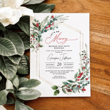 Be Merry Before She Gets Married Bridal Shower