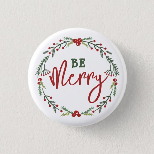 Be Merry Button 
