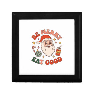 Be Merry Eat Good Christmas Santa Soda Candy Cane Gift Box