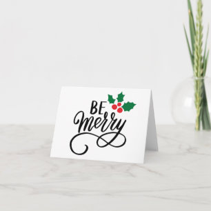 Be Merry  Invitation