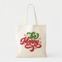 Be Merry Retro Groovy Christmas Holidays Tote Bag