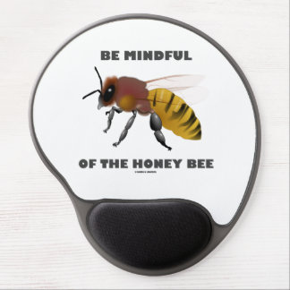 Be Mindful Of The Honey Bee Beekeeper Attitude Gel Mouse Pad