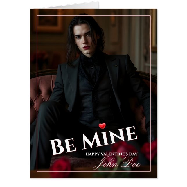Be Mine – A Quiet Valentine’s Promise Card (Front)