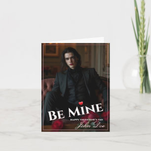 Be Mine – A Quiet Valentine’s Promise Letterpress Thank You Card