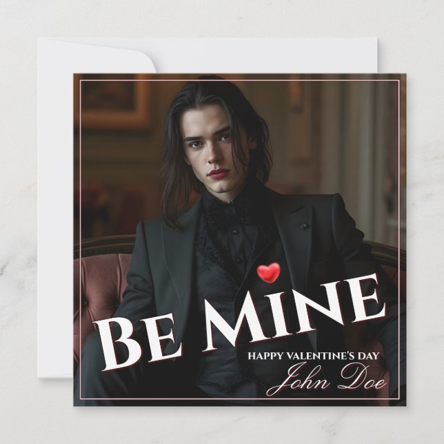 Be Mine – A Quiet Valentine’s Promise Note Card (Front)