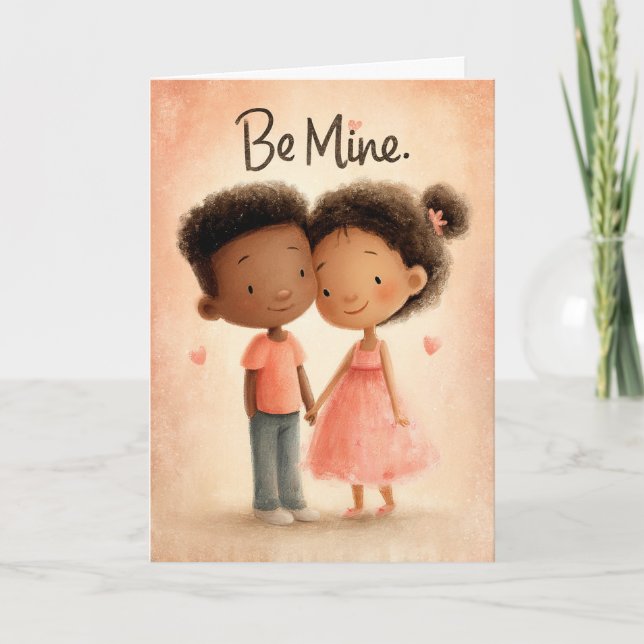 Be Mine Always Valentine Card (Front)