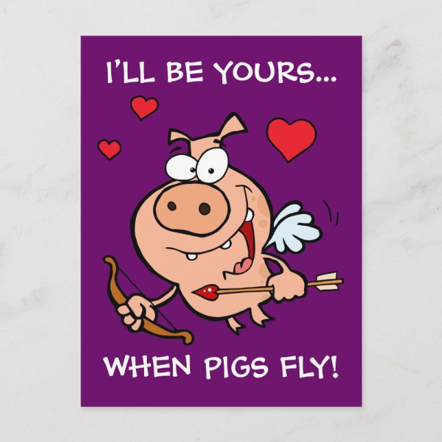 Be Mine Anti-Valentine's Holiday Postcard (Front)