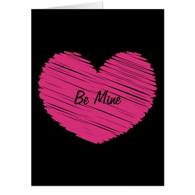 Be Mine Card (Front)