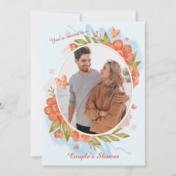 Be Mine Couples Shower Photo Invitation by PixiePrints at Zazzle