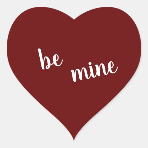 be minecute Love saying Heart Sticker
