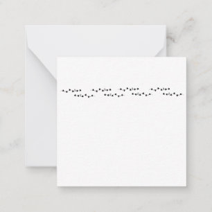 BE MINE - Cute Personalized Modern Valentine's  Note Card