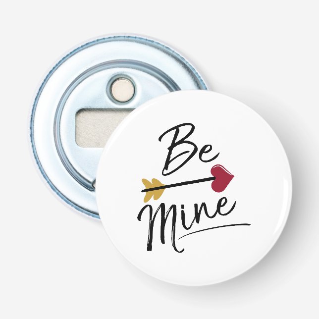 Be mine Cute Valentines Bottle Opener (Front)