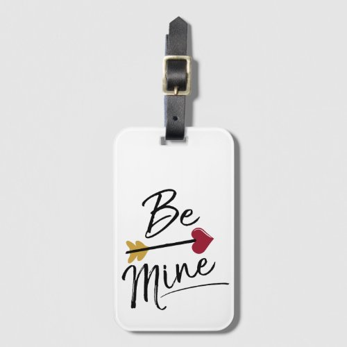 Be mine Cute Valentines Luggage Tag
