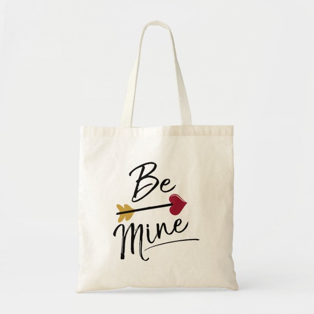 Be mine Cute Valentines Tote Bag (Front)