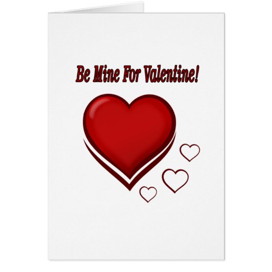 Be Mine For Valentine (Front)