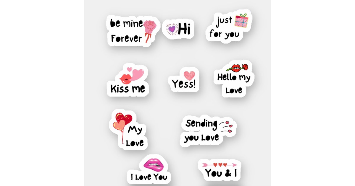 love quote stickers