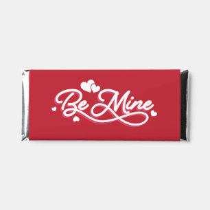 "Be Mine" Fun Personalized Valentines Day Hershey Bar Favors