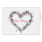 Be Mine Greeting Card (Front Horizontal)
