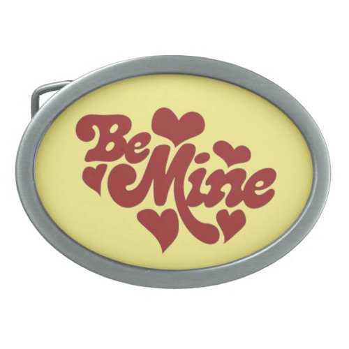 Be Mine Heart Creative Design Ideas Belt Buckle