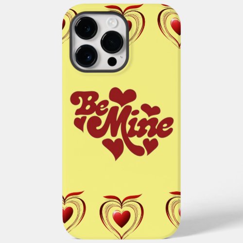 Be Mine Heart Creative Design Ideas Case_Mate iPhone 14 Pro Max Case
