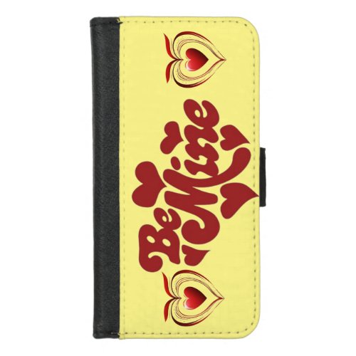 Be Mine Heart Creative Design Ideas iPhone 87 Wallet Case