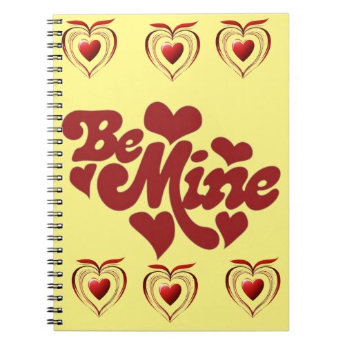 Be Mine Heart Creative Design Ideas Notebook