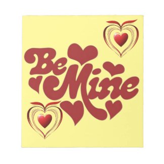 Be Mine Heart: Creative Design Ideas Notepad