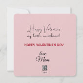 BE MINE HEART LOLLYPOP & CANDY VALENTINE HOLIDAY CARD (Back)