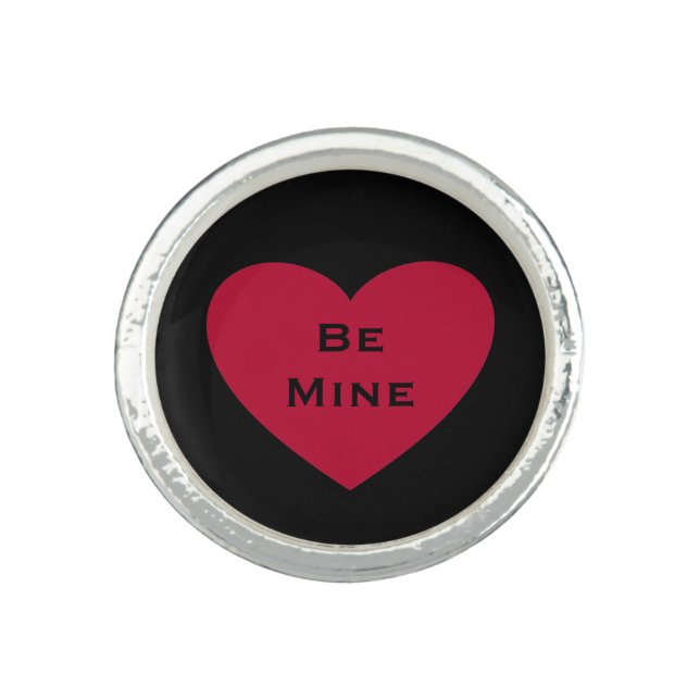 Be Mine Heart Ring (Front)