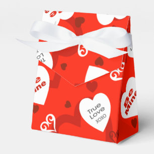 Be Mine Hearts Valentine Party Favor Boxes