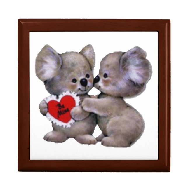 Be Mine Koalas Jewelry Box (Front)