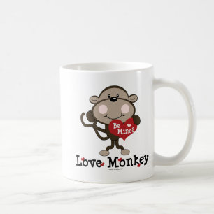Be Mine Love Monkey Valentine Mug