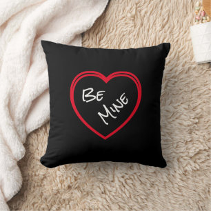 Be Mine Minimalist Valentine's Day Throw Pillow