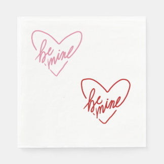 BE MINE  NAPKINS