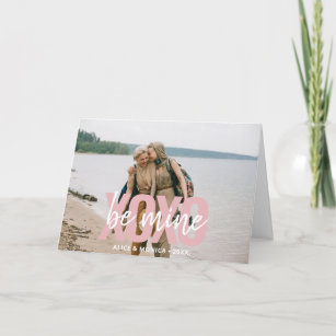 Be Mine Photo Valentines Day Holiday Card