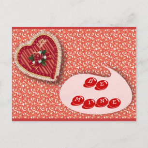 BE MINE POSTCARD