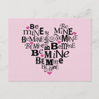 Be Mine Postcard