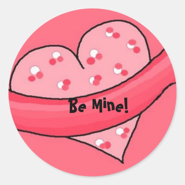 Be Mine! - stickers (Front)