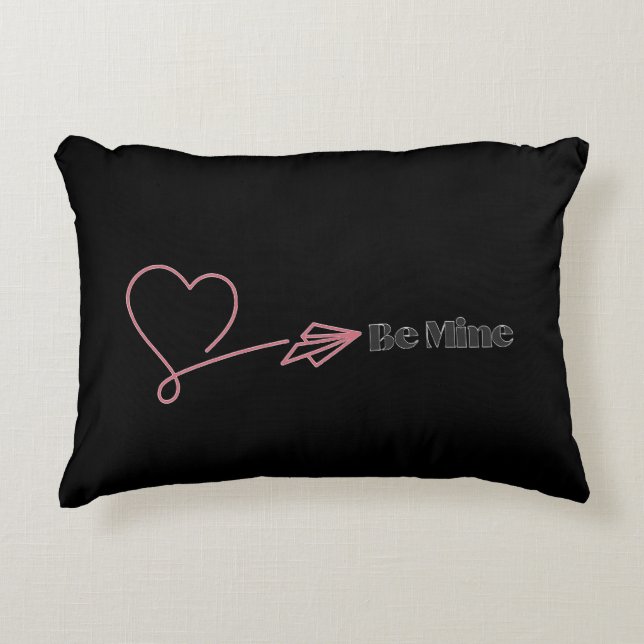 Be Mine: The Romantic Express Accent Pillow (Front)