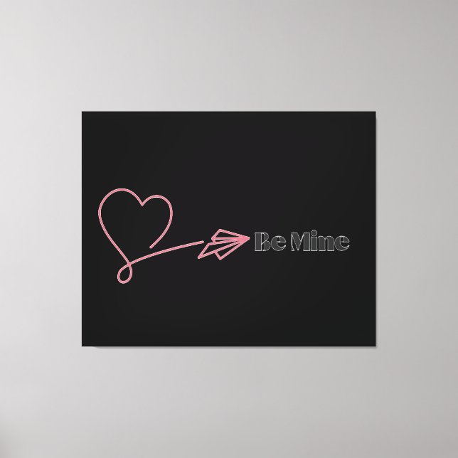 Be Mine: The Romantic Express Canvas Print (Front)