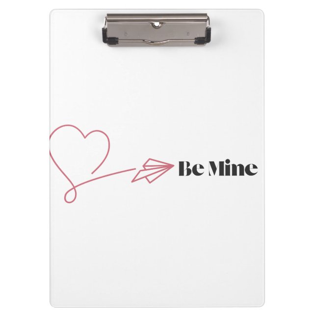 Be Mine: The Romantic Express Clipboard (Front)