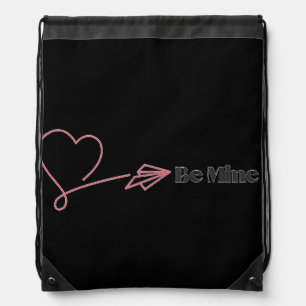Be Mine: The Romantic Express Drawstring Bag